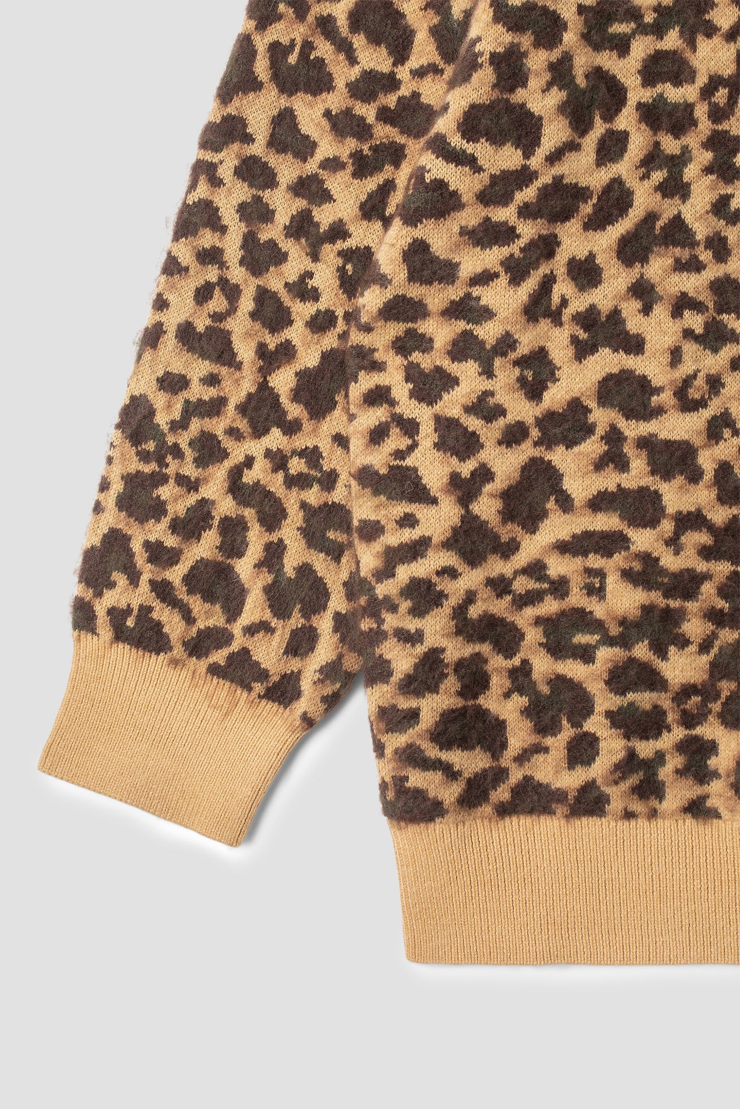 Knitted Sweater (Leopard Camo Mohair)