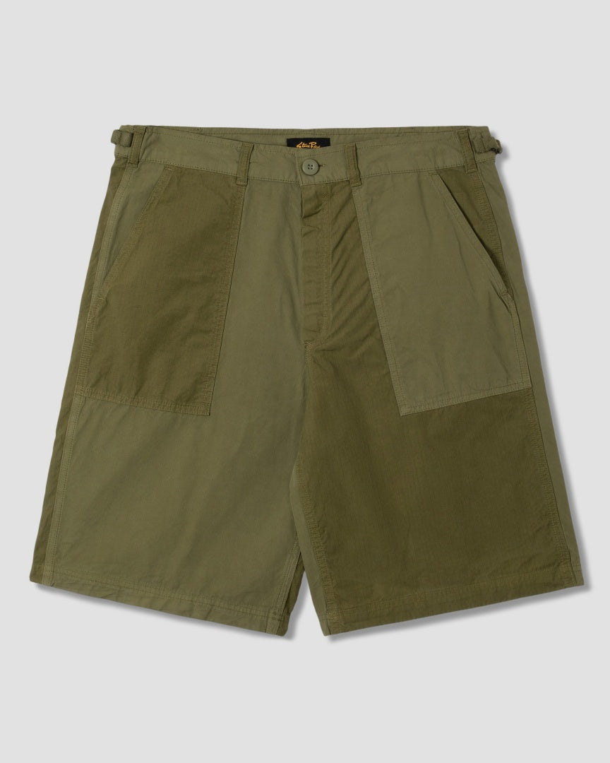 K Short (mélange de popeline et de Rs olive)