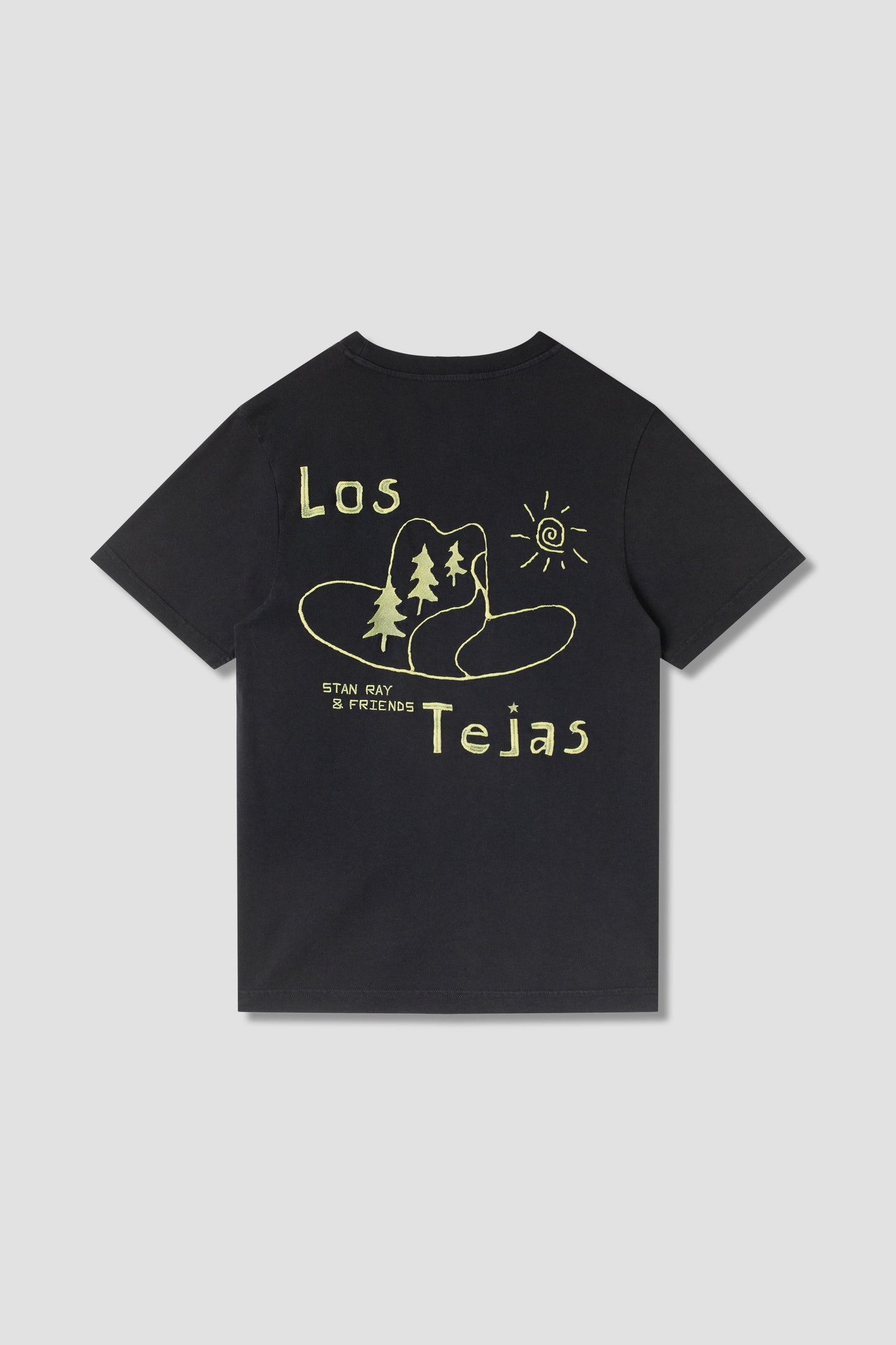 Los Tejas Tee (Washed Black)