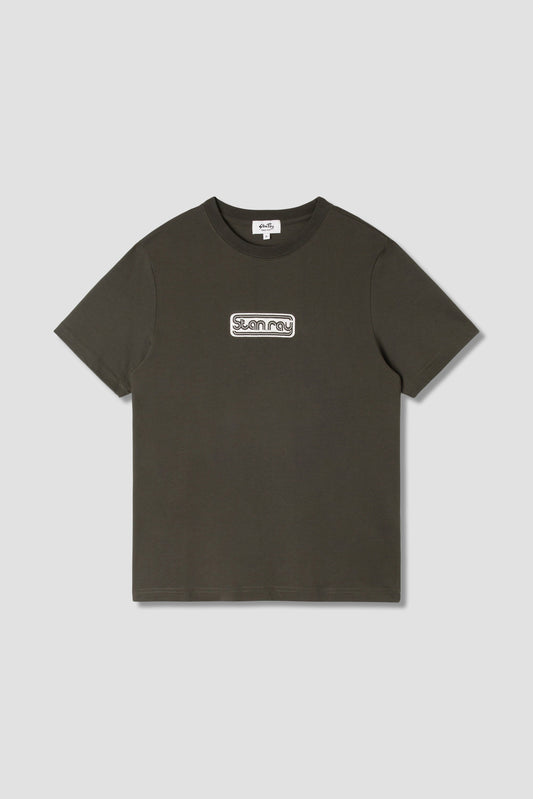 Moto Emb Tee (Washed Black)