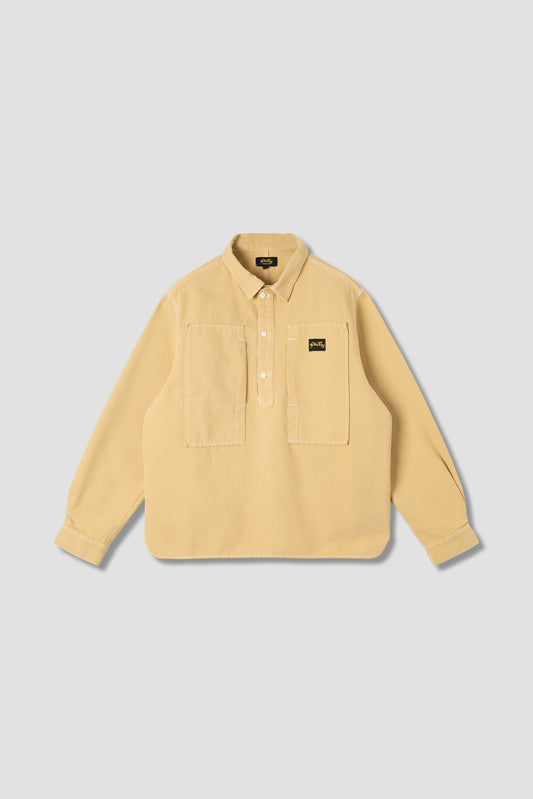 Painters Pop Over Shirt (Khaki Bedford Cord)