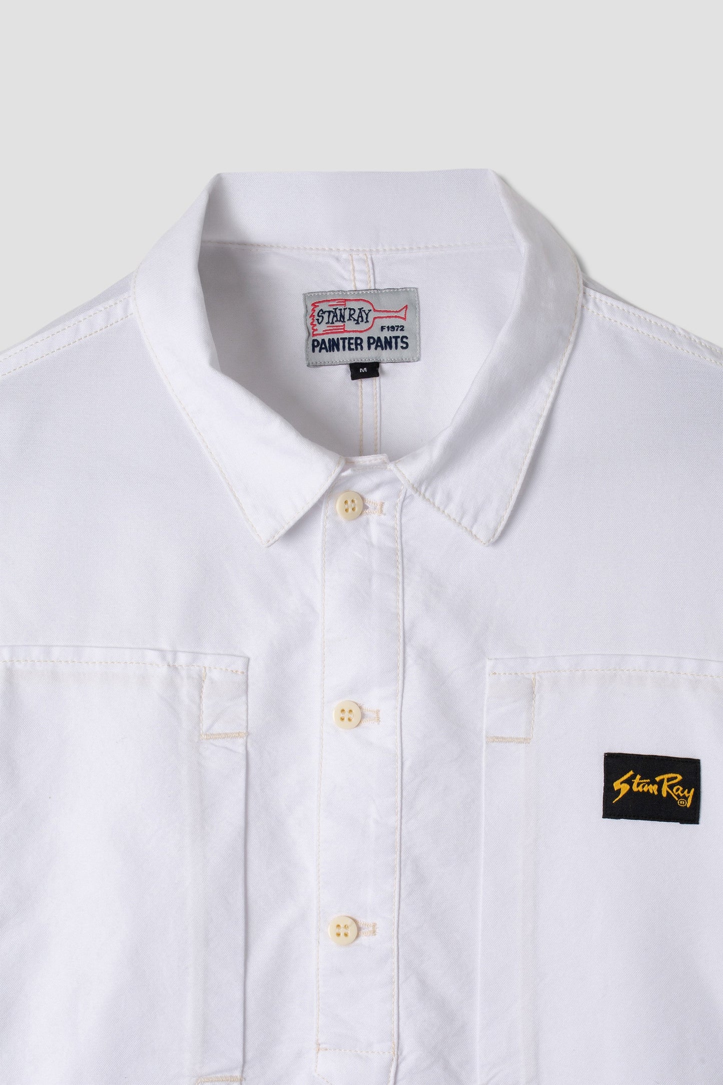 Painters Pop Over Shirt (Natural Cotton Oxford)