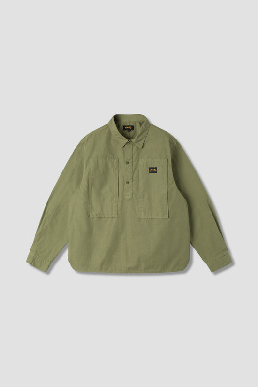 Painters Pop Over Shirt (Olive Ripstop)