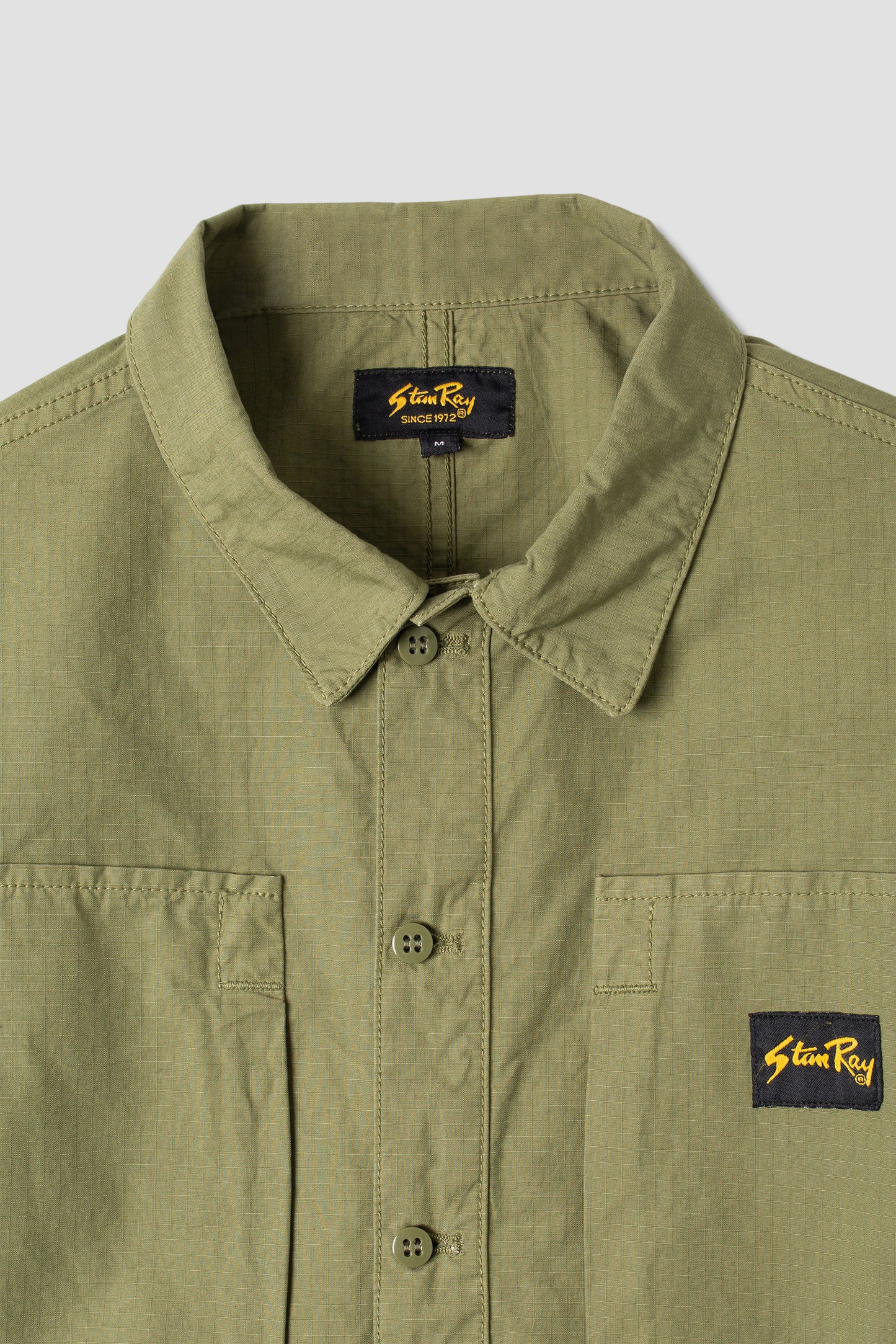 Painters Pop Over Shirt (Olive Ripstop)