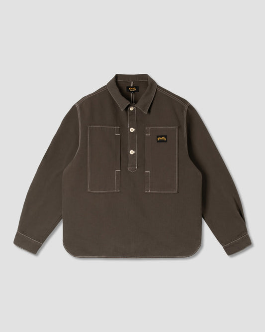 Painters Pop Over Shirt (Washed Black Bedford)