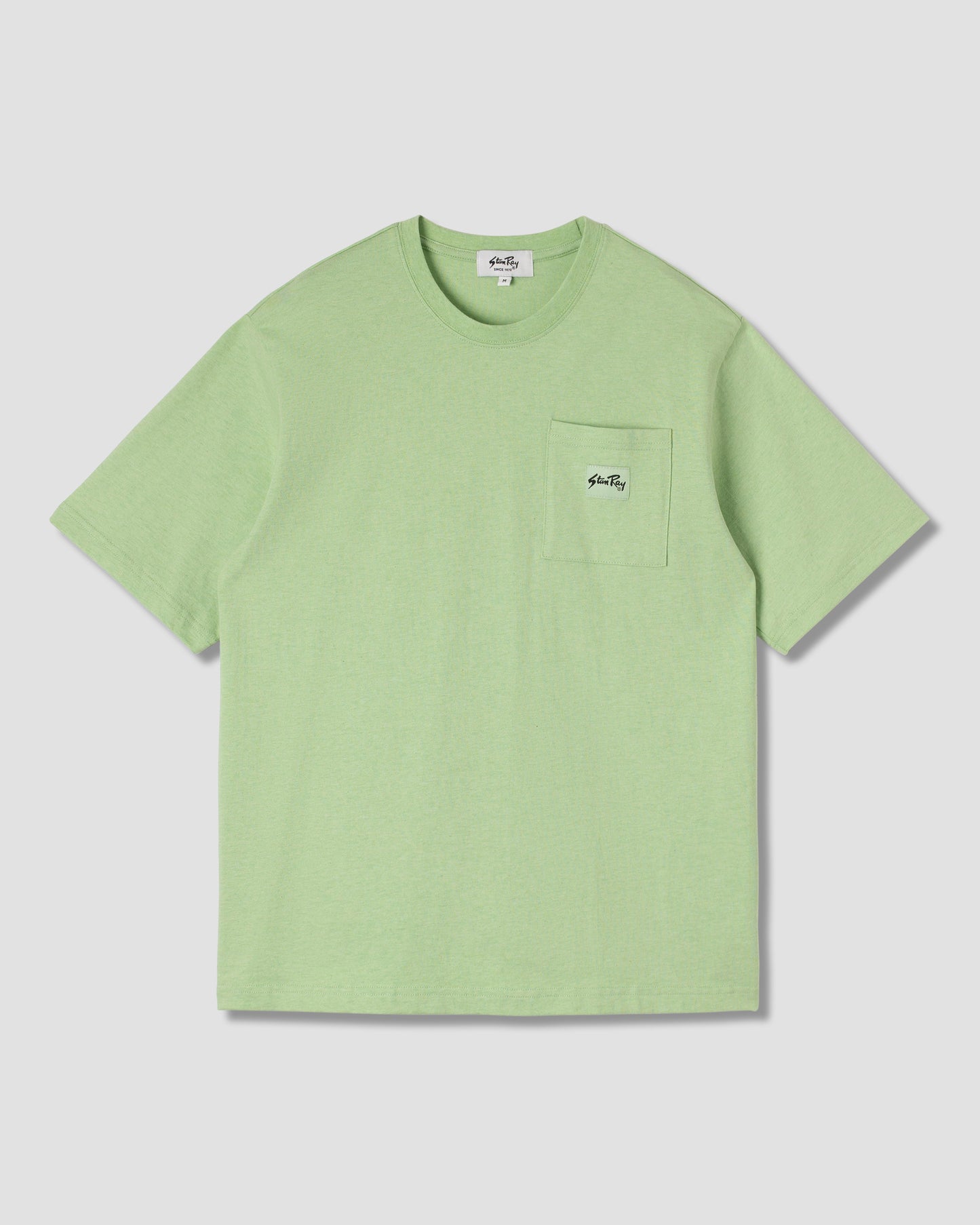 Patch Pocket Tee (Quiet Green Heather)