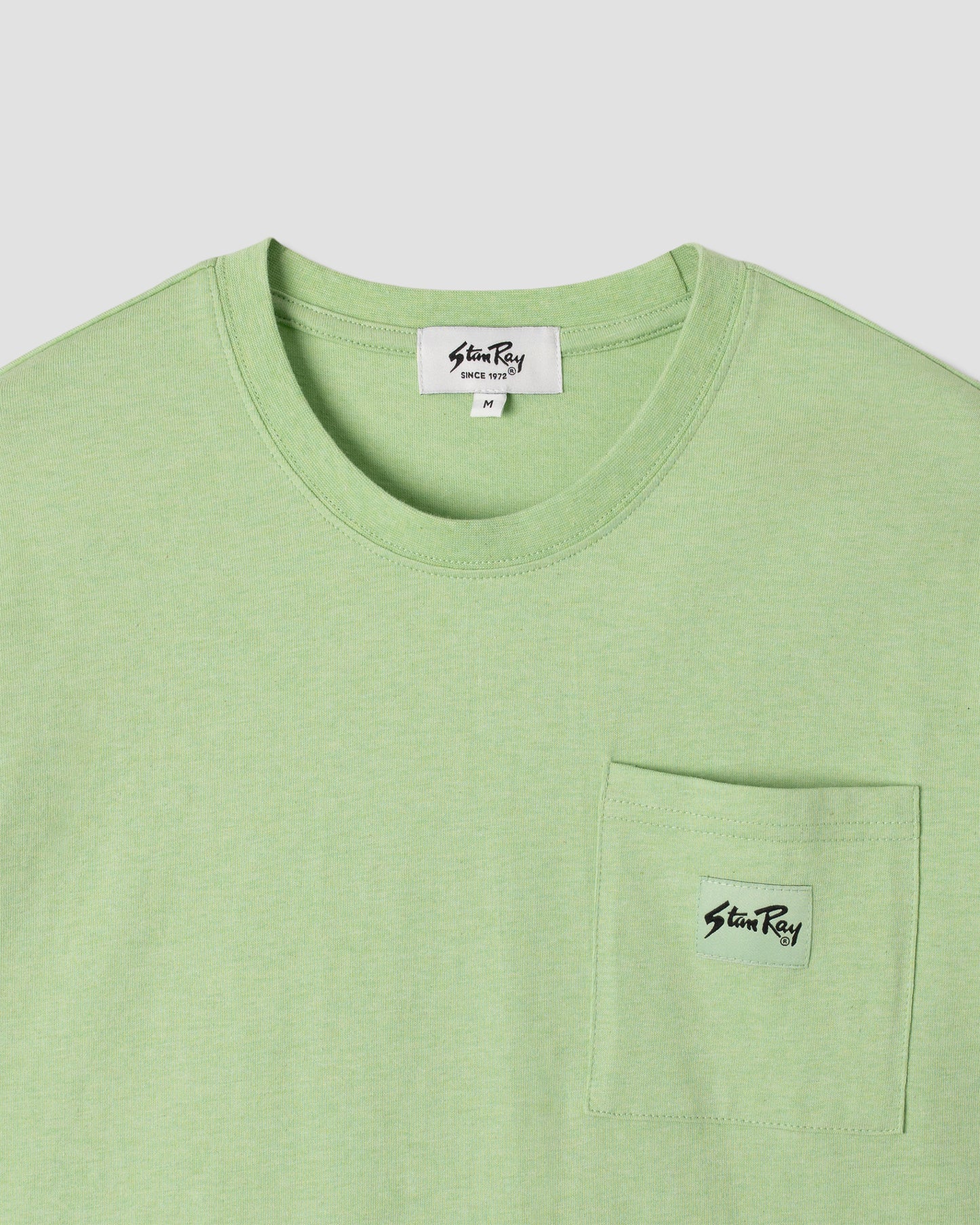 Patch Pocket Tee (Quiet Green Heather)