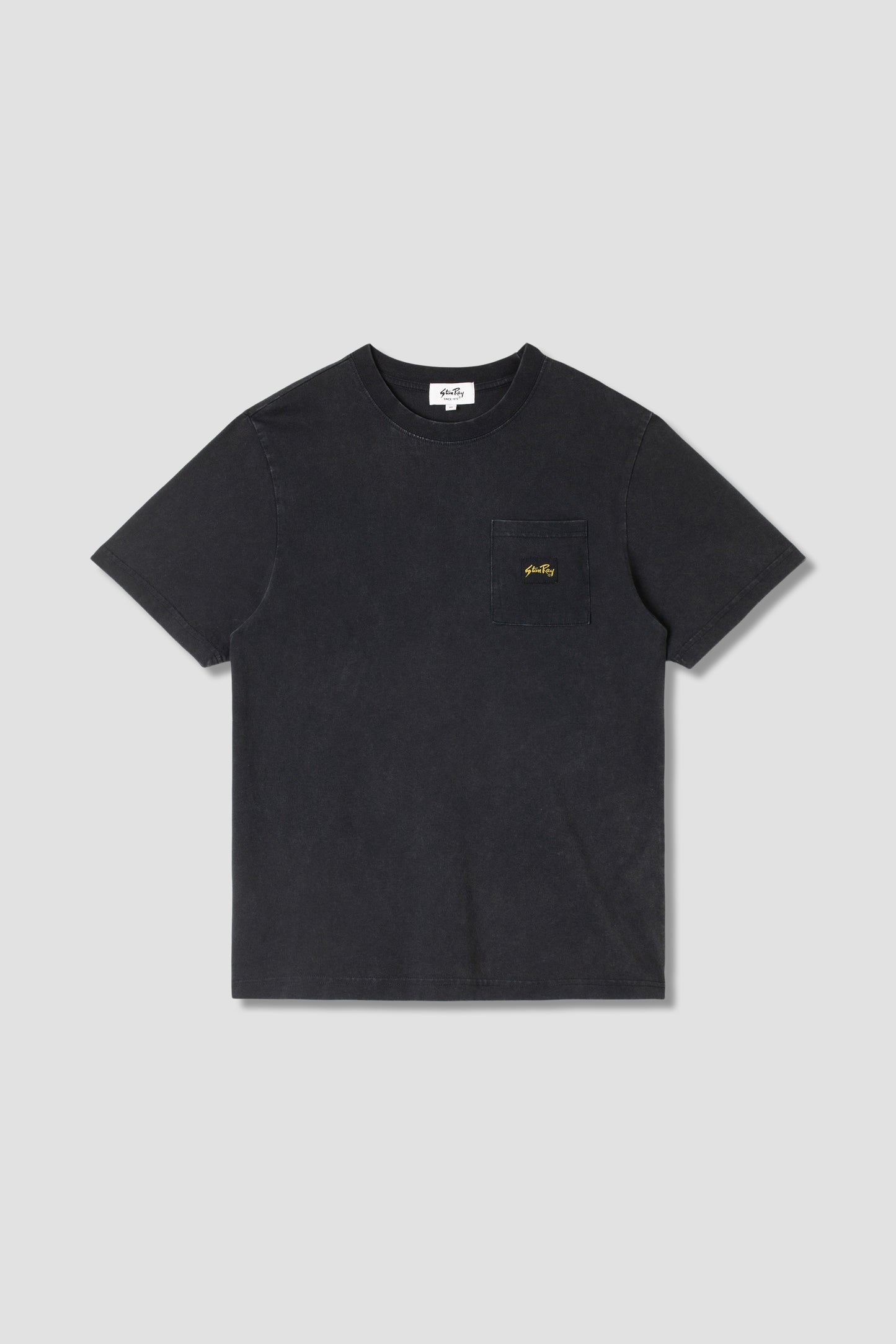 Patch Pocket Tee (Washed Black)