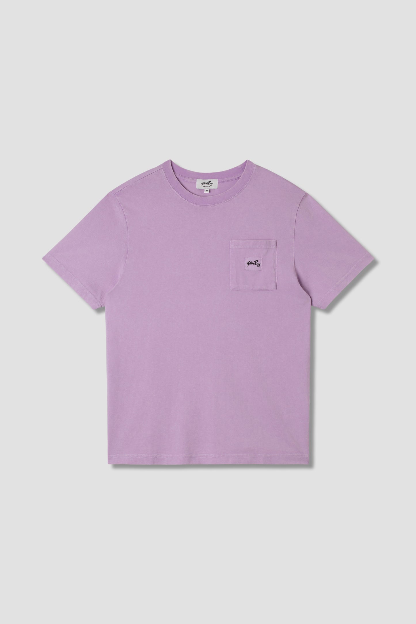 Patch Pocket Tee (Washed Purple)