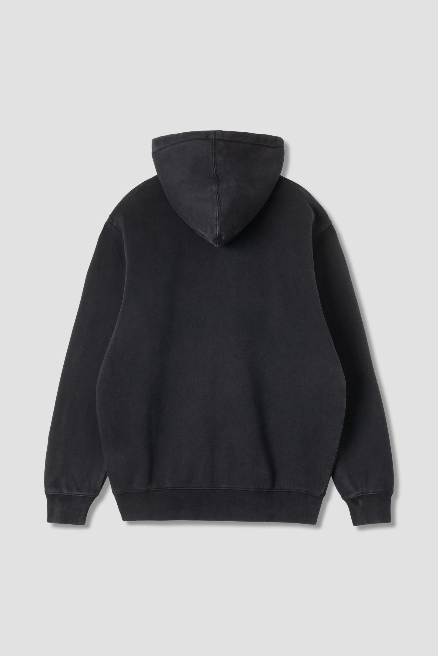 Patch Zip Hood (Washed Black)