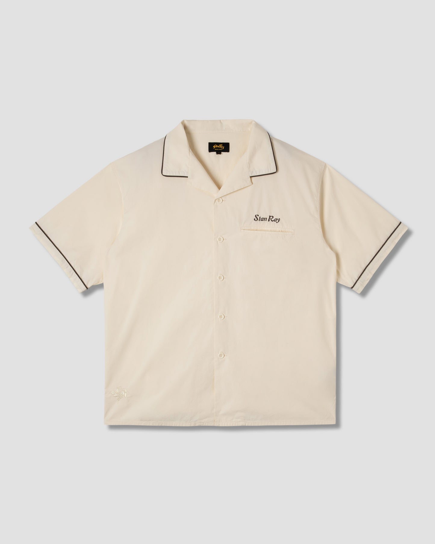 Bowling Shirt (Natural / Matt Black)