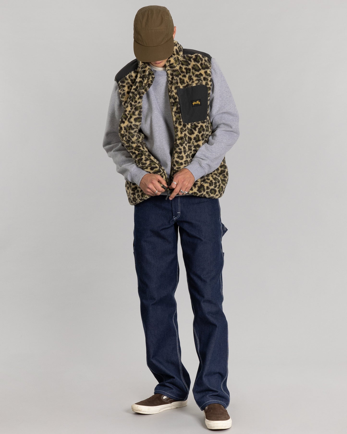 Fleece Vest (Leopard Camo)