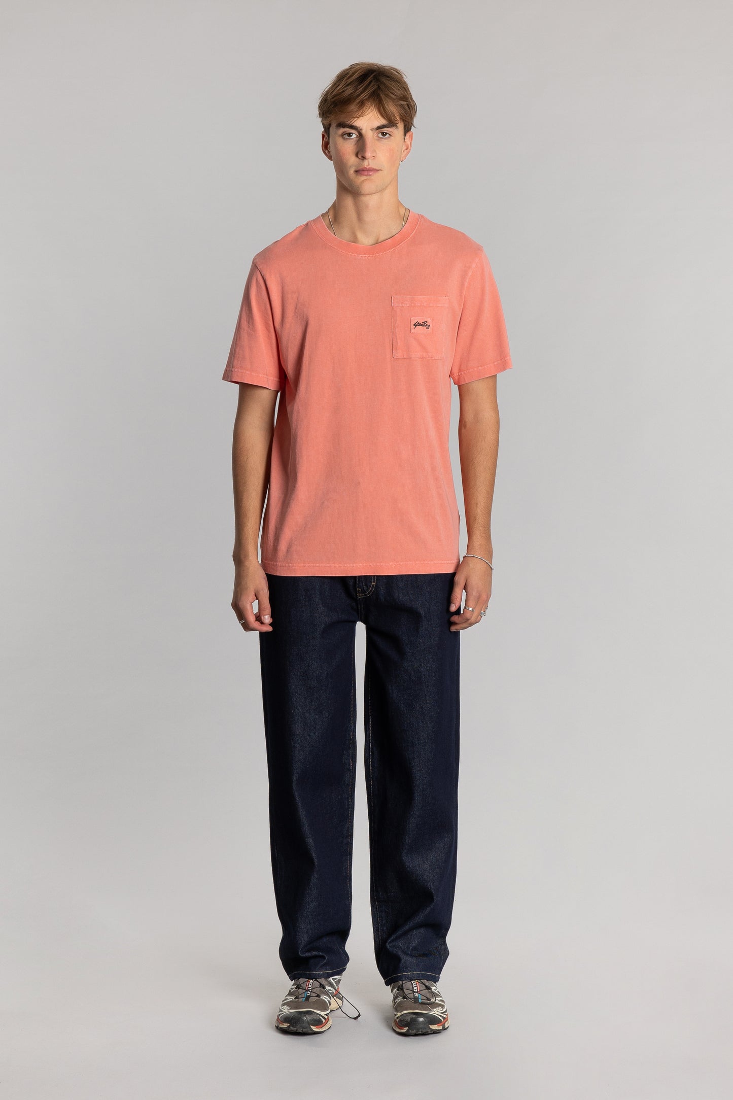 Patch Pocket Tee (Washed Orange)