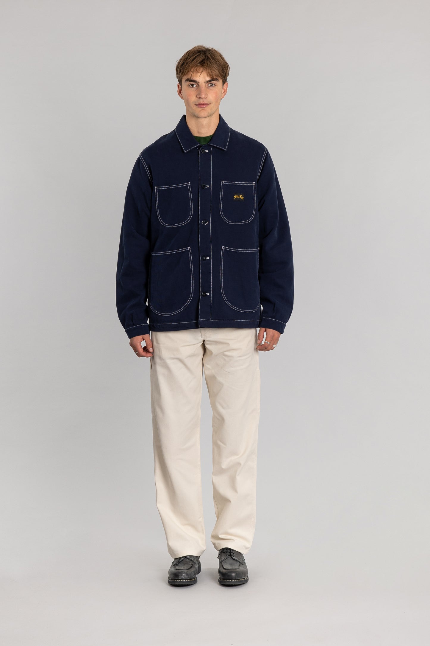 Coverall Jacket (Navy Bedford)