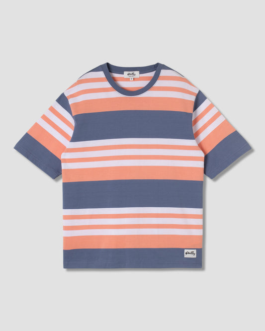 Stripe Tee (Washed Red)