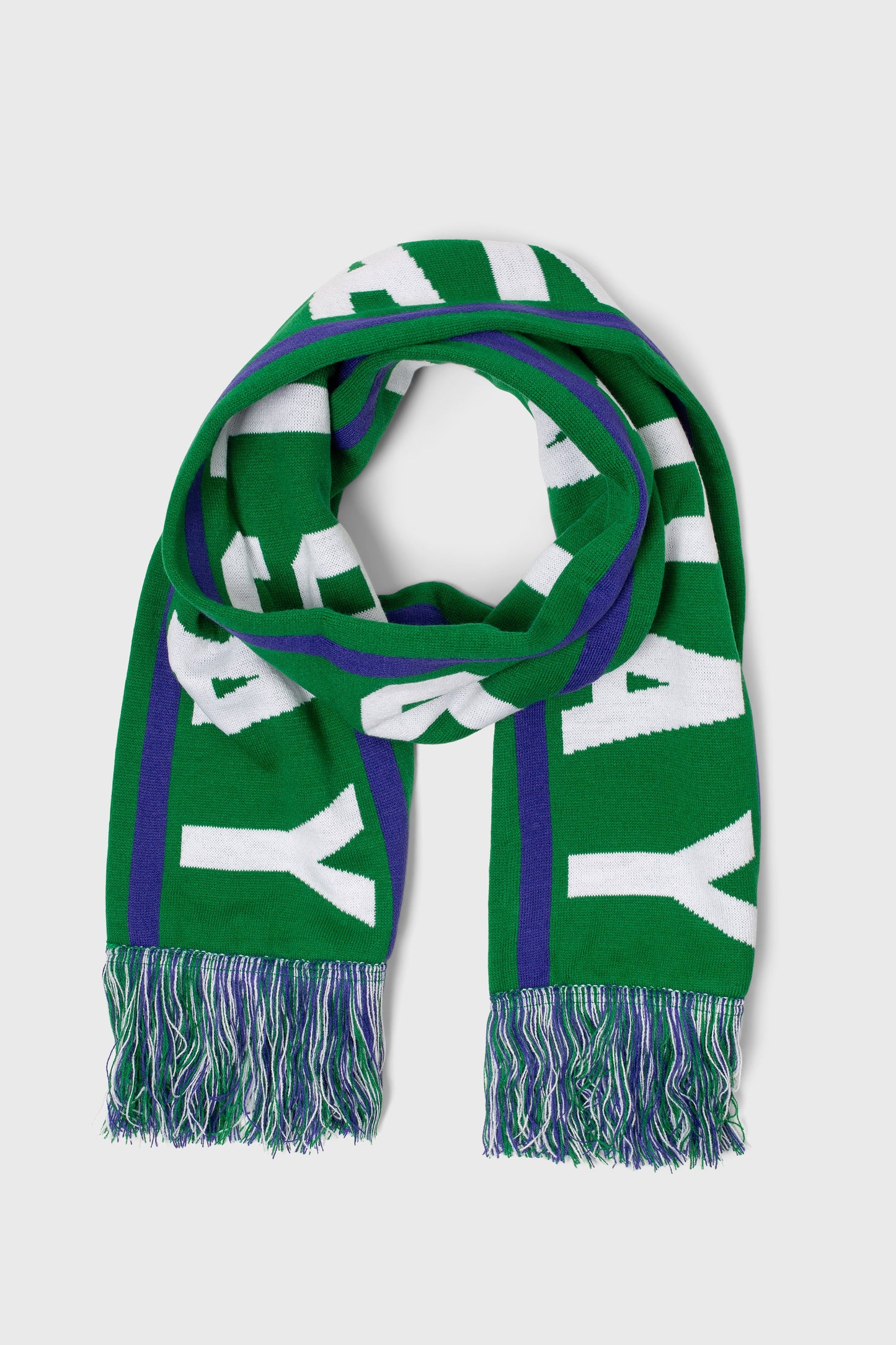 Stan Ray Racing Green Scarf, wrapped style