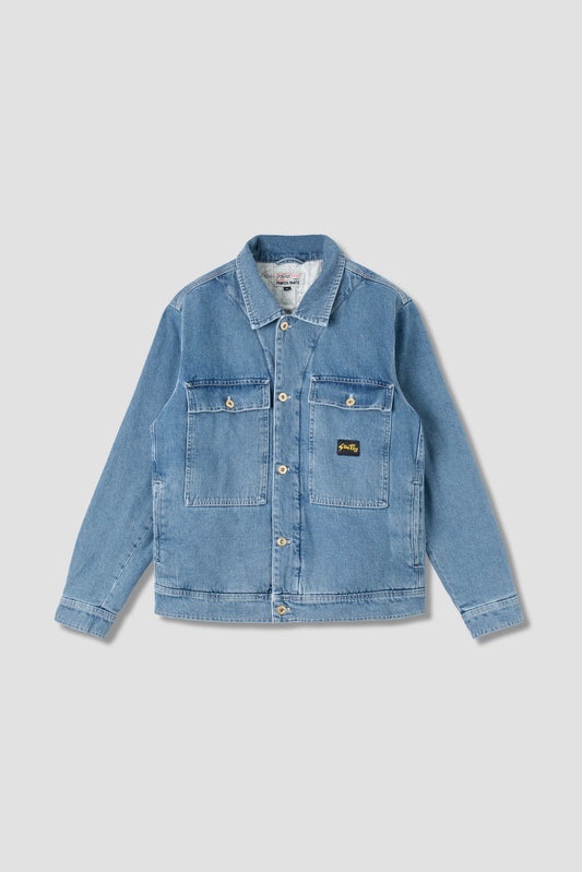 Veste de camionneur (denim délavé à la pierre)