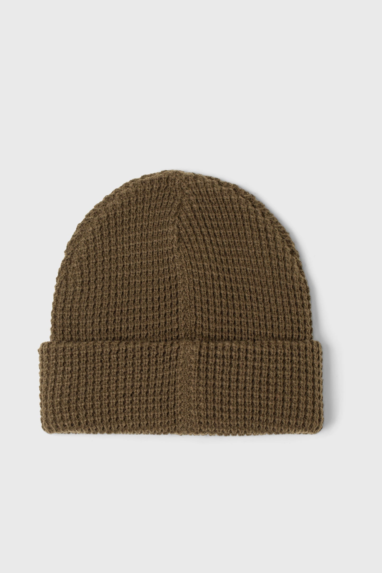 Stan Ray Waffle Beanie Olive back view