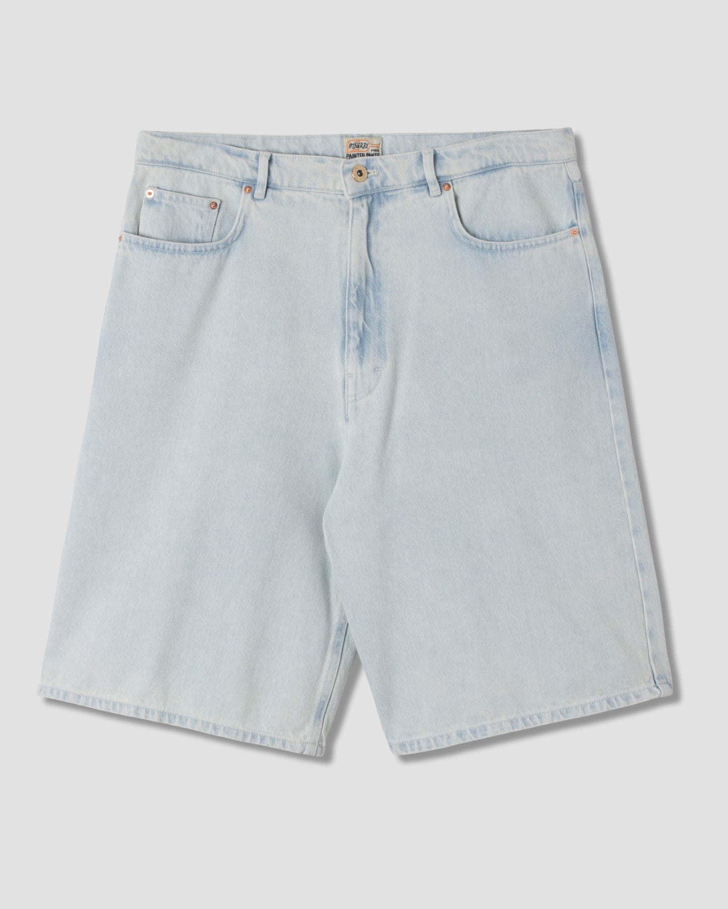 Wide 5 Short (denim bleu clair)