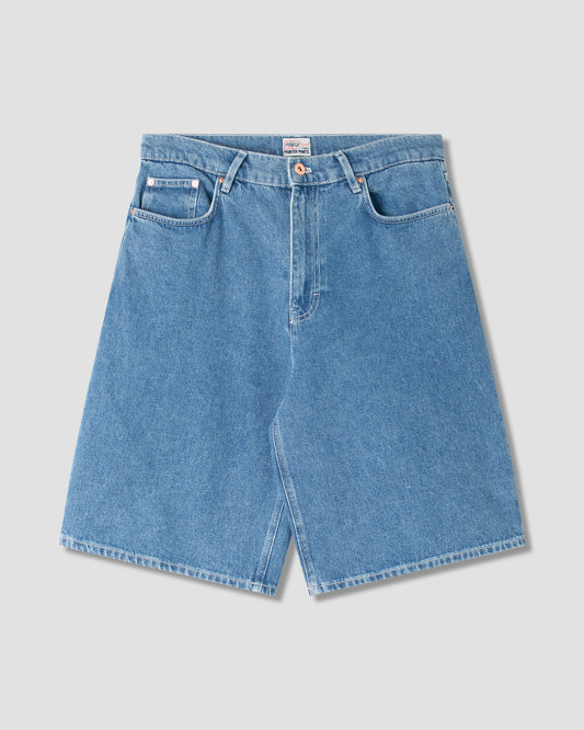 Wide 5 Short (Mid Stone Denim)