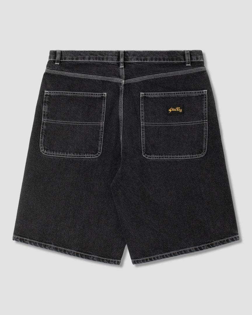 Wide 5 Short (Washed Black)