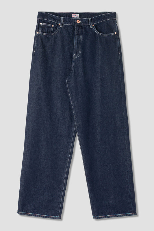 Stan Ray Wide 5 Jean front view, single rinse denim