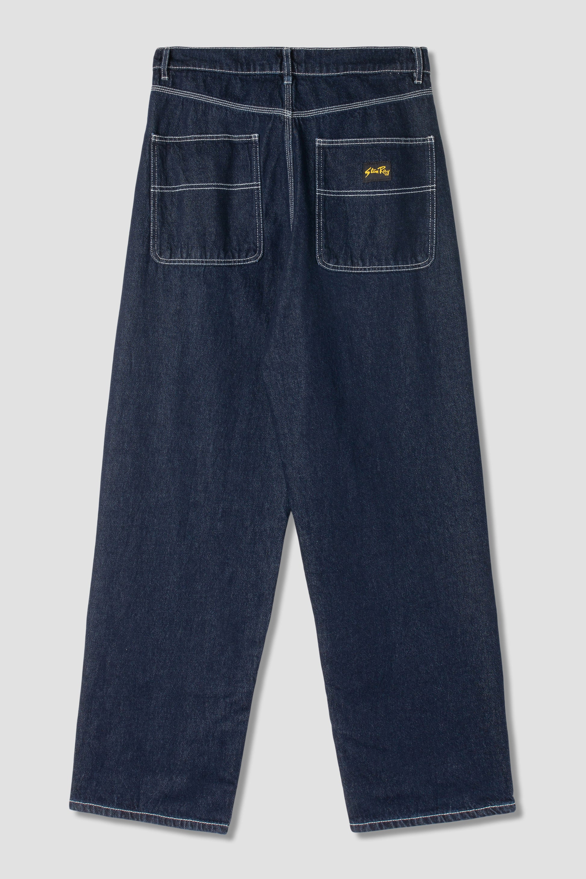 Back view of Stan Ray Wide 5 Jean, single rinse denim