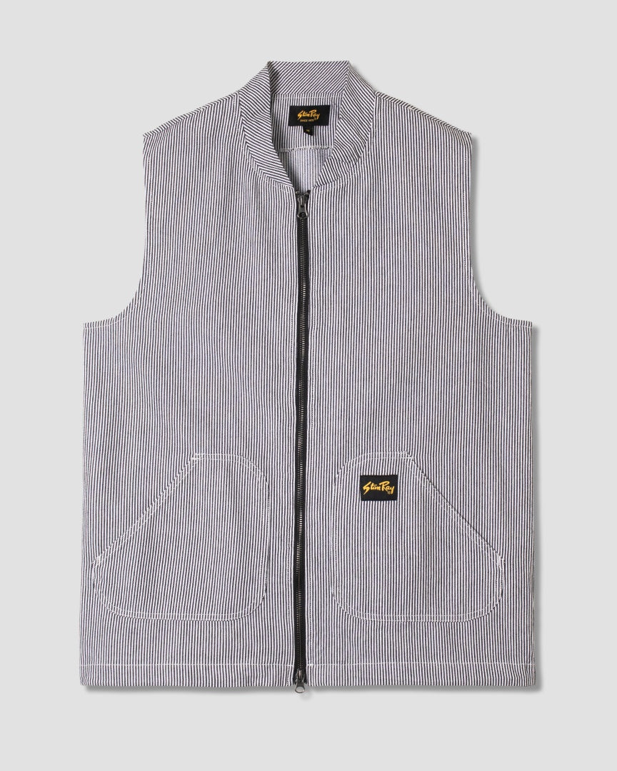 Work Vest (Aged Hickory Stripe)