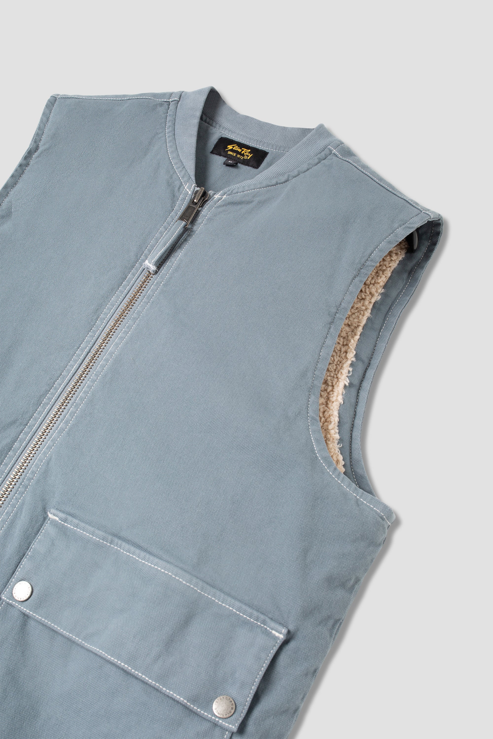 Works Vest (Battle Grey Duck) – Stan Ray