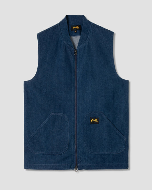 Work Vest (Indigo Denim 12oz)