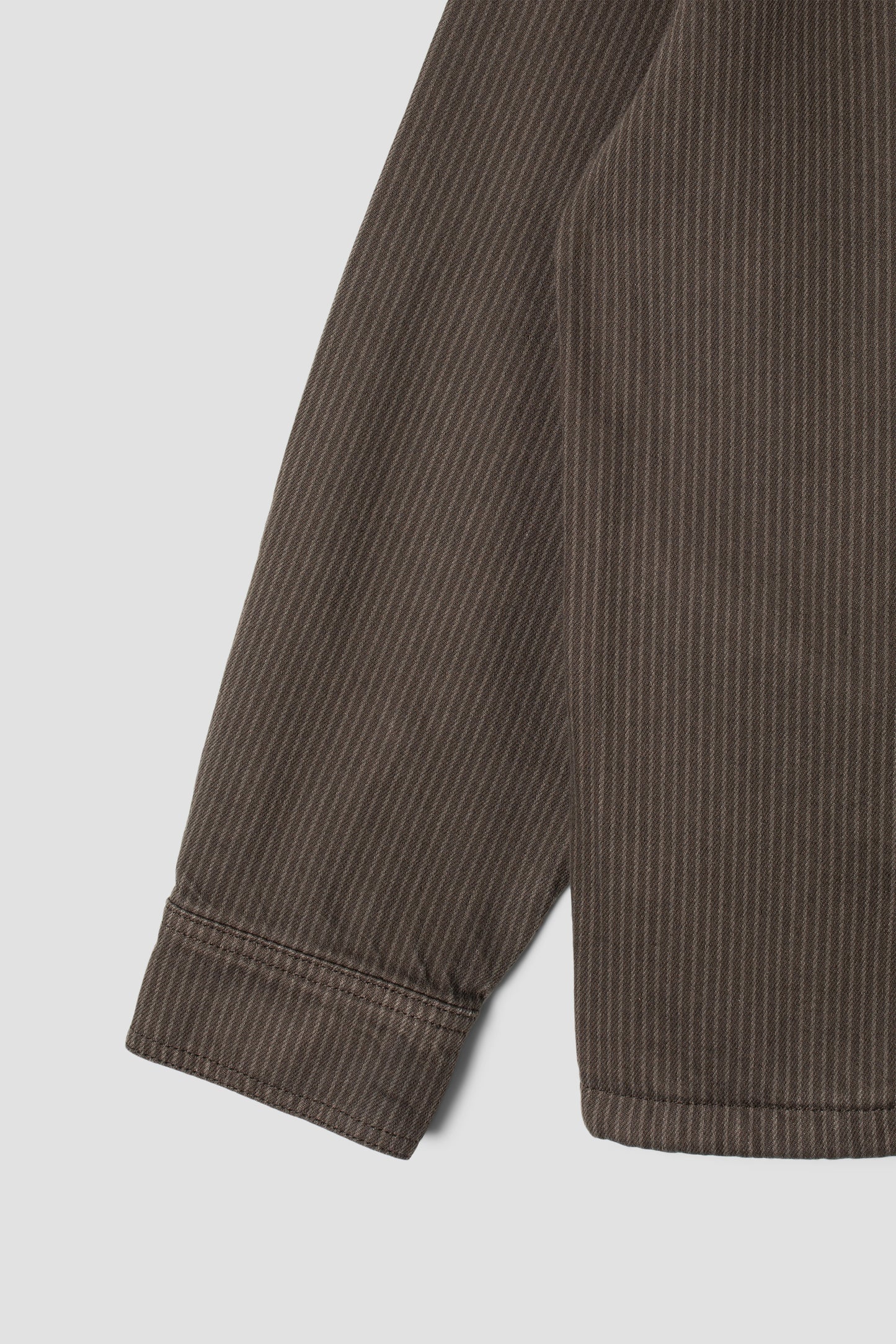 Detail of sleeve on Stan Ray Zip Shirt